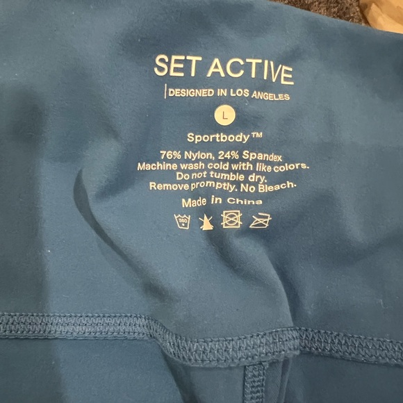 Set Active Blue Sportbody high waisted legging - Picture 4 of 5